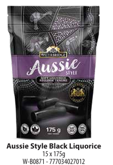 SAC DE REGLISSES NOIR TENDRE 175G(ÉTÉ)