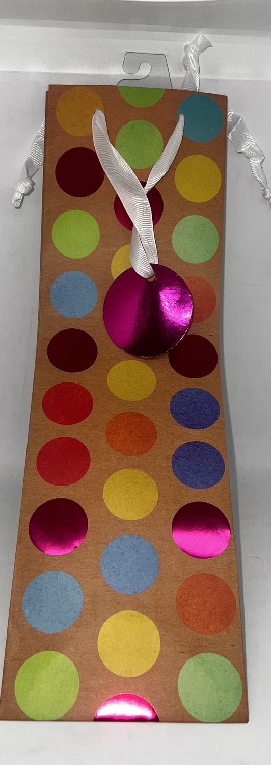 SAC CADEAU  PICOT COLORE A VIN 12x35 (C9-2)