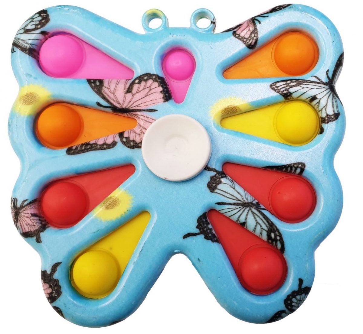 POP-IT PAPILLON RIGIDE  AVEC SPENNER (RW)