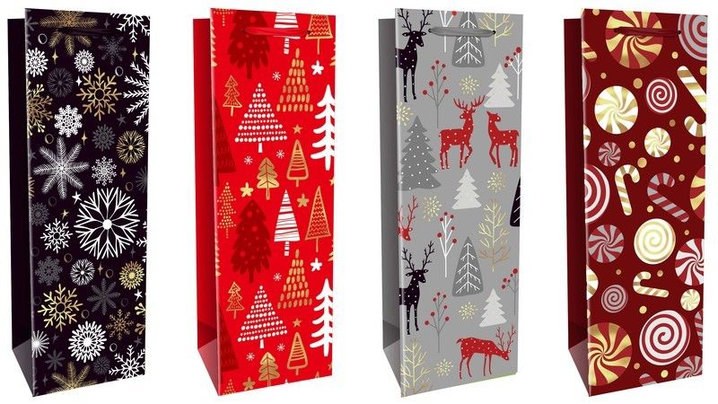 SAC CADEAU VIN ASST NOEL BRILLANT (XM)