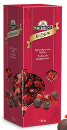 TRUFFE DE CHOCOLAT NOIR BELGE  BOITE 175G(RW)
