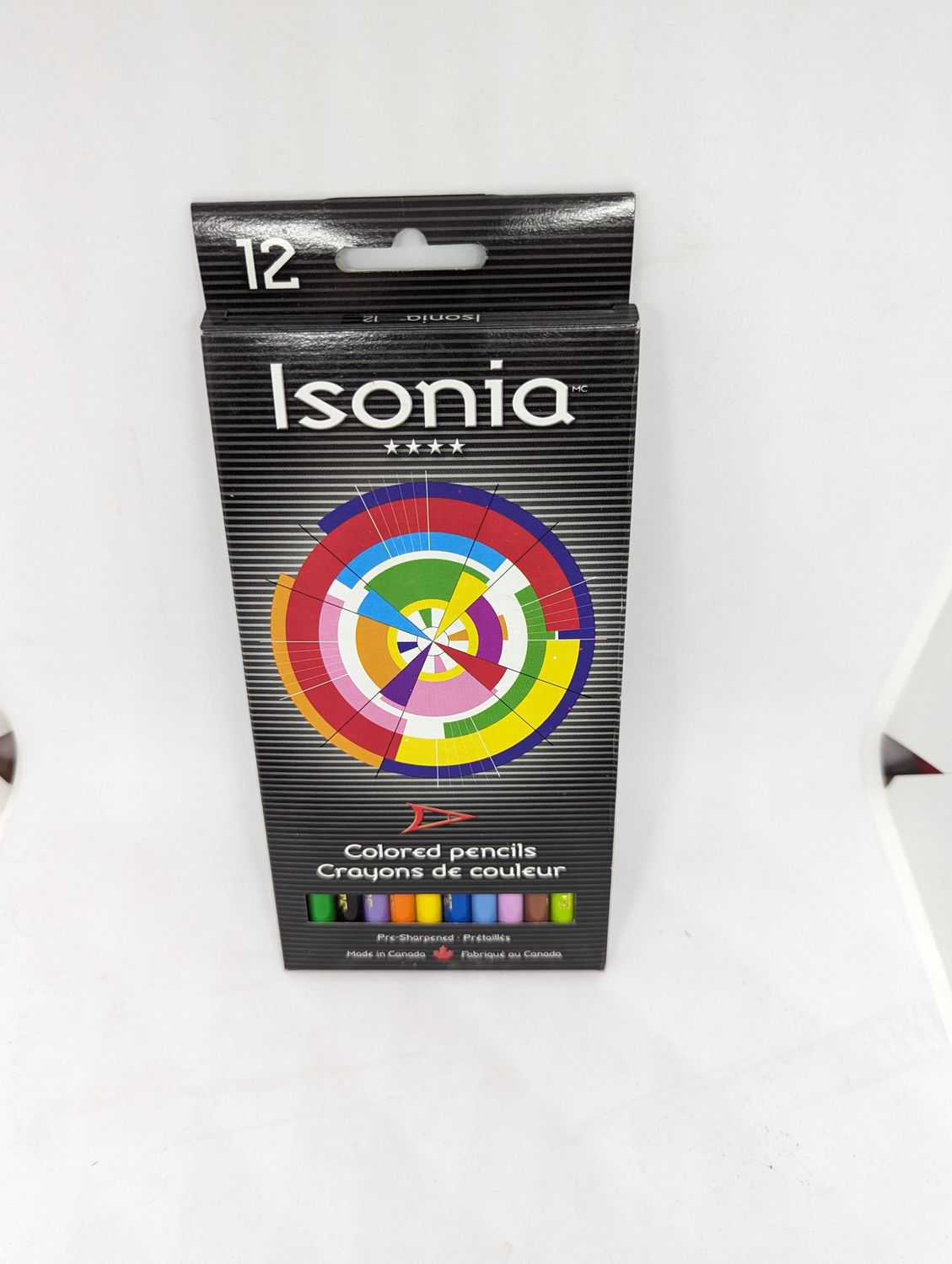 12 CRAYONS DE COULEUR  ISONIA(I5-6)