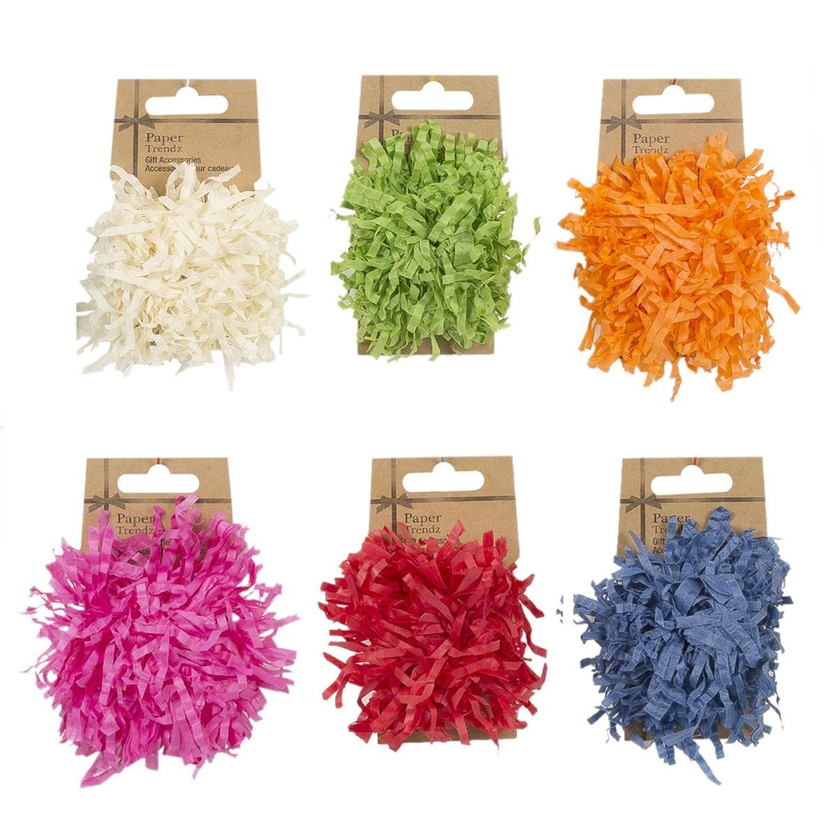 CHOUX KRAFT EN FORME DE POMPOM 6 COUL (D8-5)