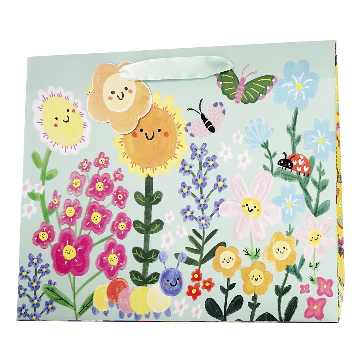 SAC CADEAU JUMBO JARDIN JOYEUX (C8-4)