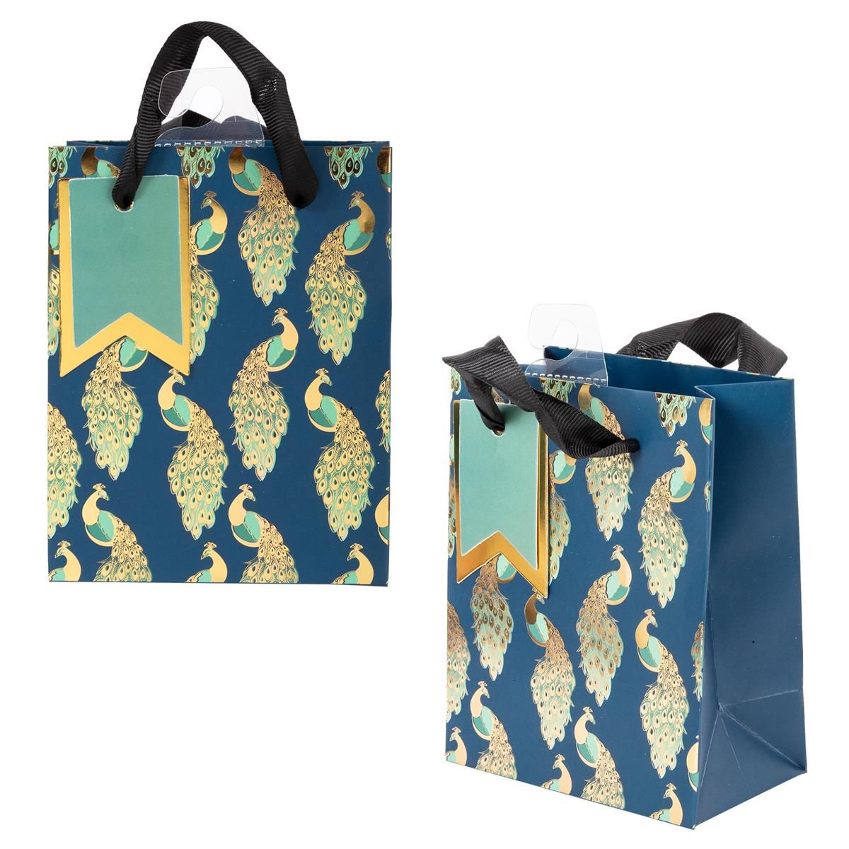 SAC CADEAU PAON PETIT (C8-8)