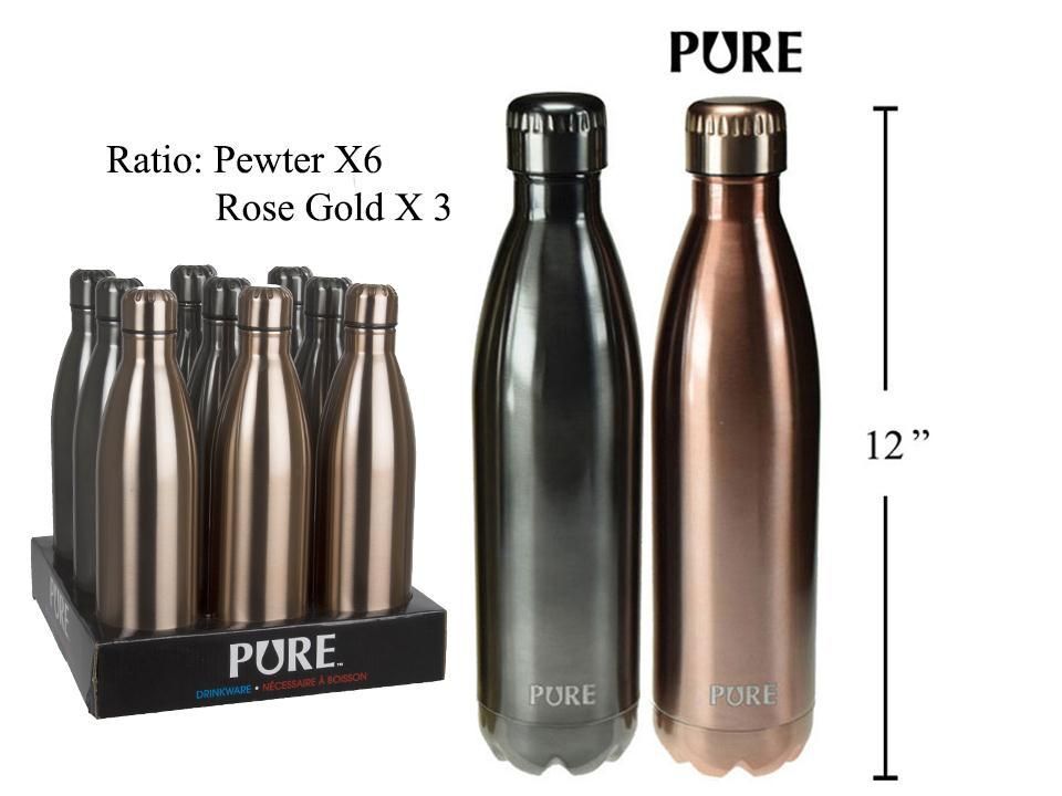 BOUTEILLE ISOTHERME EN MÉTAL  750 ML(M4-3)