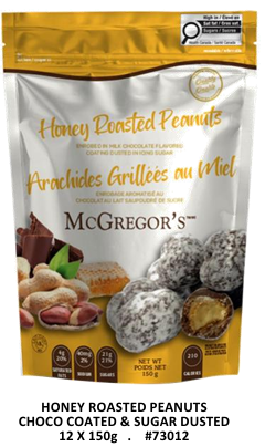 MCGREGORS ARACHIDE AU MIEL SOUPOUDRE DE SUCRE 150GR