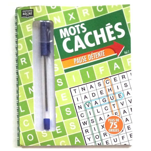 LIVRE DE JEUX MIXTE AVEC STYLO ASST (36)(A6-4)