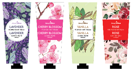 PRESENTOIR DE LOTION POUR LES MAINS (4 ASST) - 75 ml ( 20 UNITÉS) 2.00 UNITÉS (PREB T1)