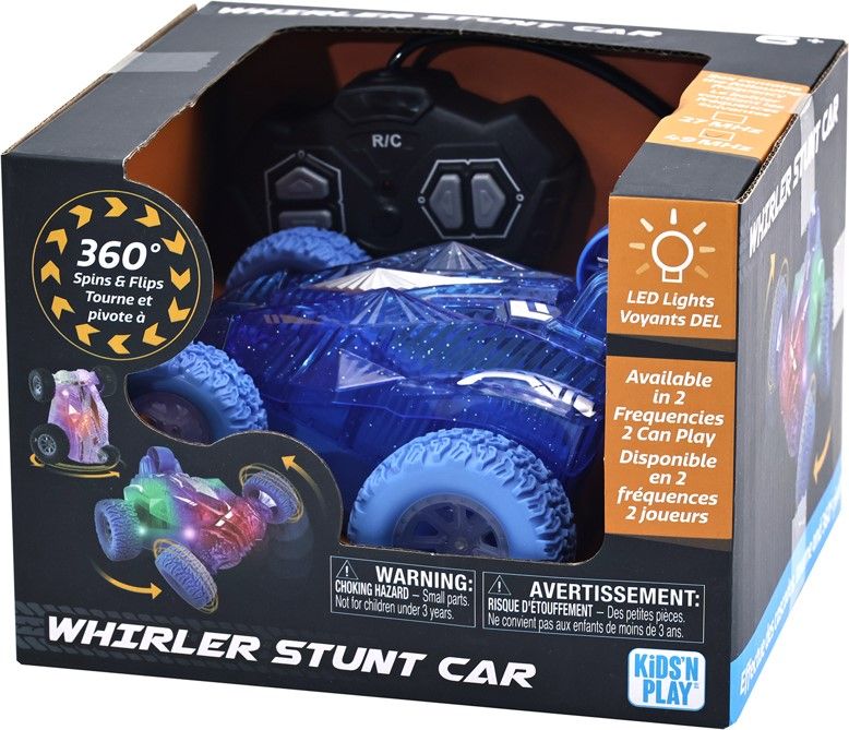 Voiture télécommandée RC Stunt Whirler - 2.4GHz (LED transparentes, 2   (PREB T3)