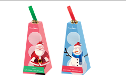 Ensemble  de 3 bombes de bain Bonhomme de Neige - 2 assortiments      ( présentoir de 12 ) (pREB T1)