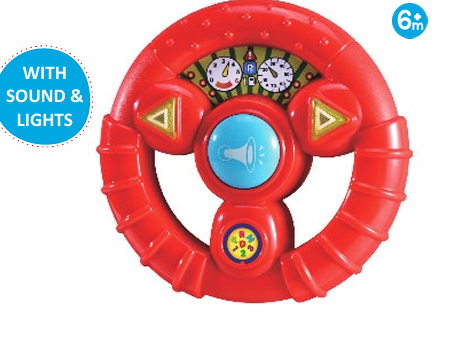 Volant d&#39;activité pour bébé - Rouge (PREB T3)