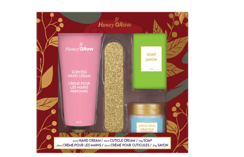 Coffret soin des mains HB ( crème main 60ml, crème cuticule 50ml, savon de 50gr, lime a ongles avec brillant ) (PREB T1)