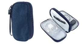 SAC DE VOYAGE POUR CABLES ET BATTERIE EXTERNE-MARINE , GRIS (PREB T2)