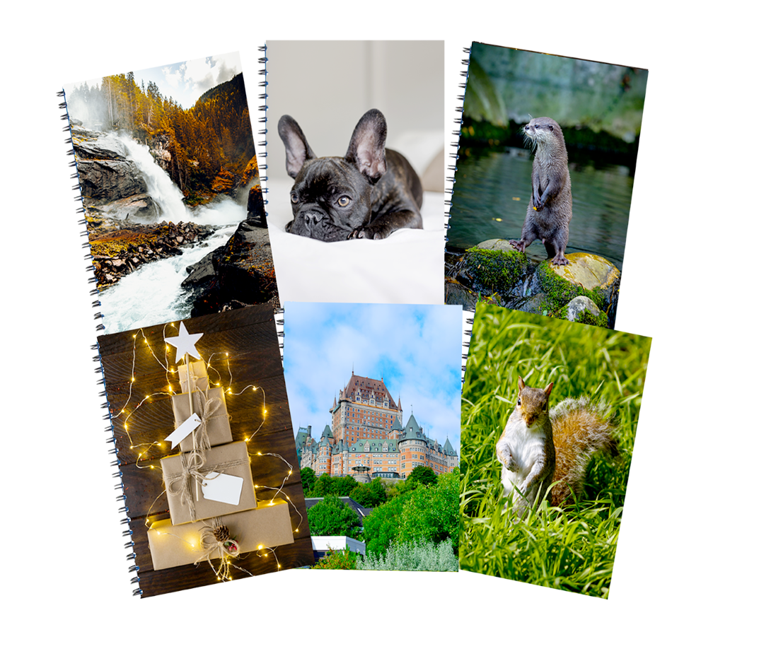 Cahier spirale 4.25 x 5.5 120 pages(H3-3)