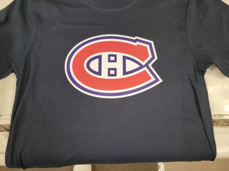 T-SHIRT OFFICIEL C ANADIEN DE MONTÉAL BLEU MARIN AVEC LOGO