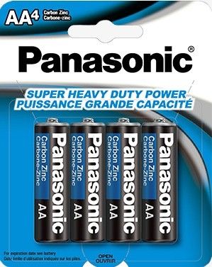 BATTERIE AA PANASONIC 4 PQT (J4-3)