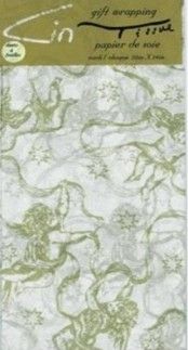 PAPIER DE SOIE PQT DE 4 FEUILLES RENAISSANCE (D1-5)