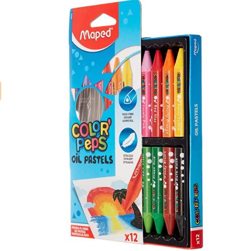 MAPED  12 PASTEL A L HUILE (I5-9)