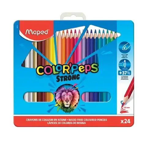 Crayons a colorier (24) (I5-9)