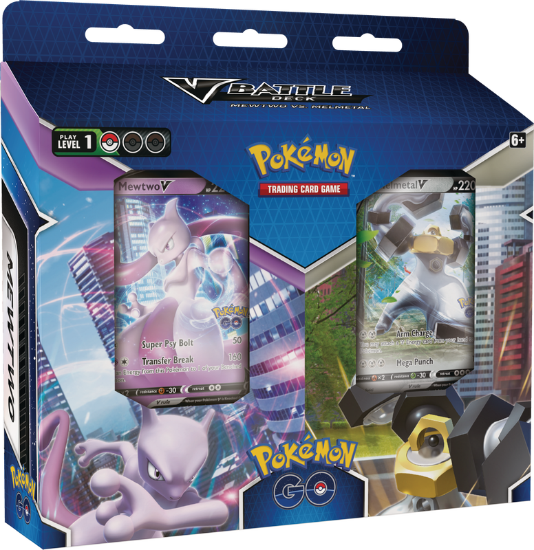 POKEMON GO V BATTLE DECKS MEWTWO VS MELMETAL