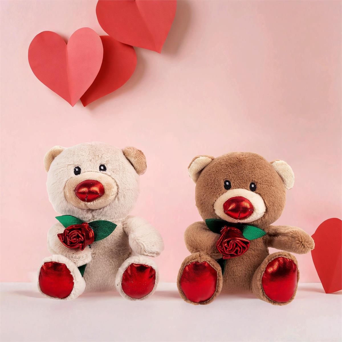 PELUCHE 5.5 PO EN PRÉSENTOIR DE 12 (OURSON) (SV)