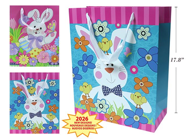 SAC CADEAU JUMBO LAPIN (PQ)