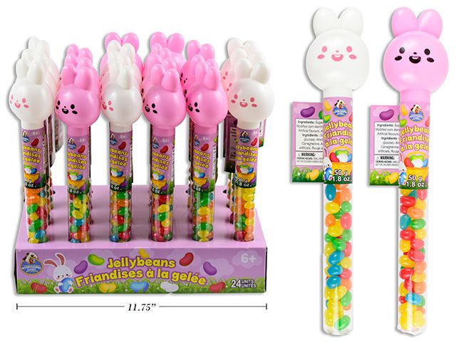 TUBE BONBONS FRIANDISE À LA GELÉE LAPIN DISPL 24 (PQ)