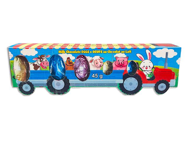 TRAIN OEUFS CHOCOLAT AU LAIT (PQ)