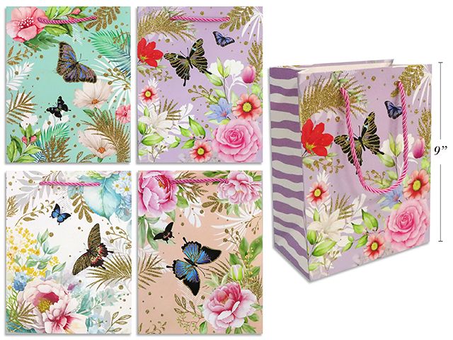 SAC CADEAU MOYEN PAPILLON (PQ)