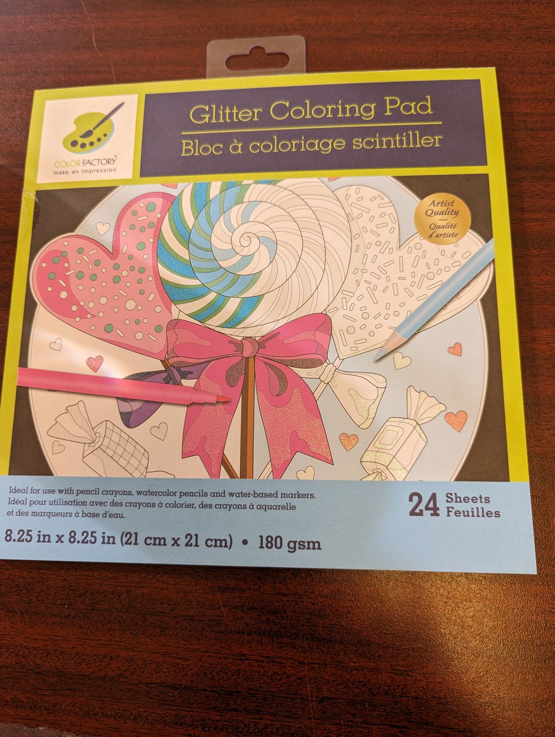 BLOC A COLORIAGE BRILLANT