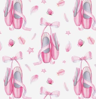 PAPIER EMBALLAGE PLAT 2 FEUILLE BALLET