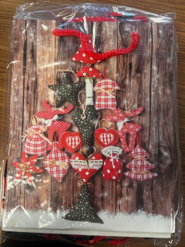 SAC CADEAU MOYEN NOEL BOIS