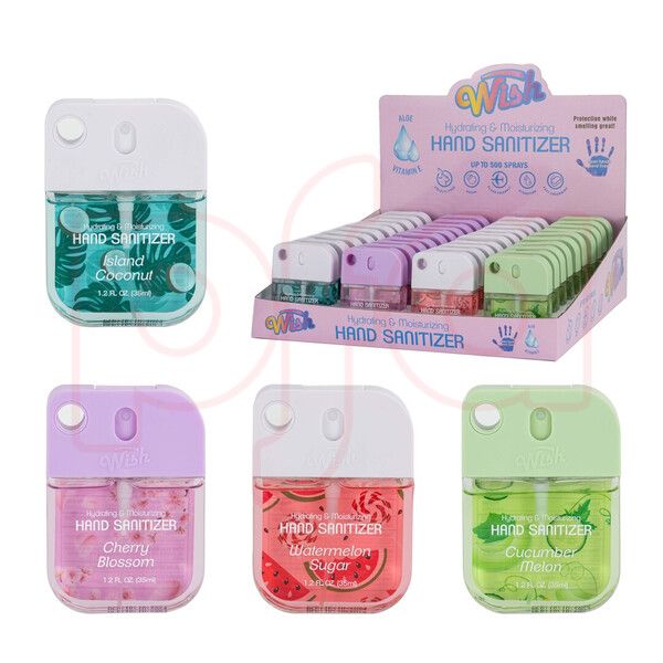 SPRAY DÉSINFINCTANT 1.2OZ AVEC SUPPORT EN SILICONE