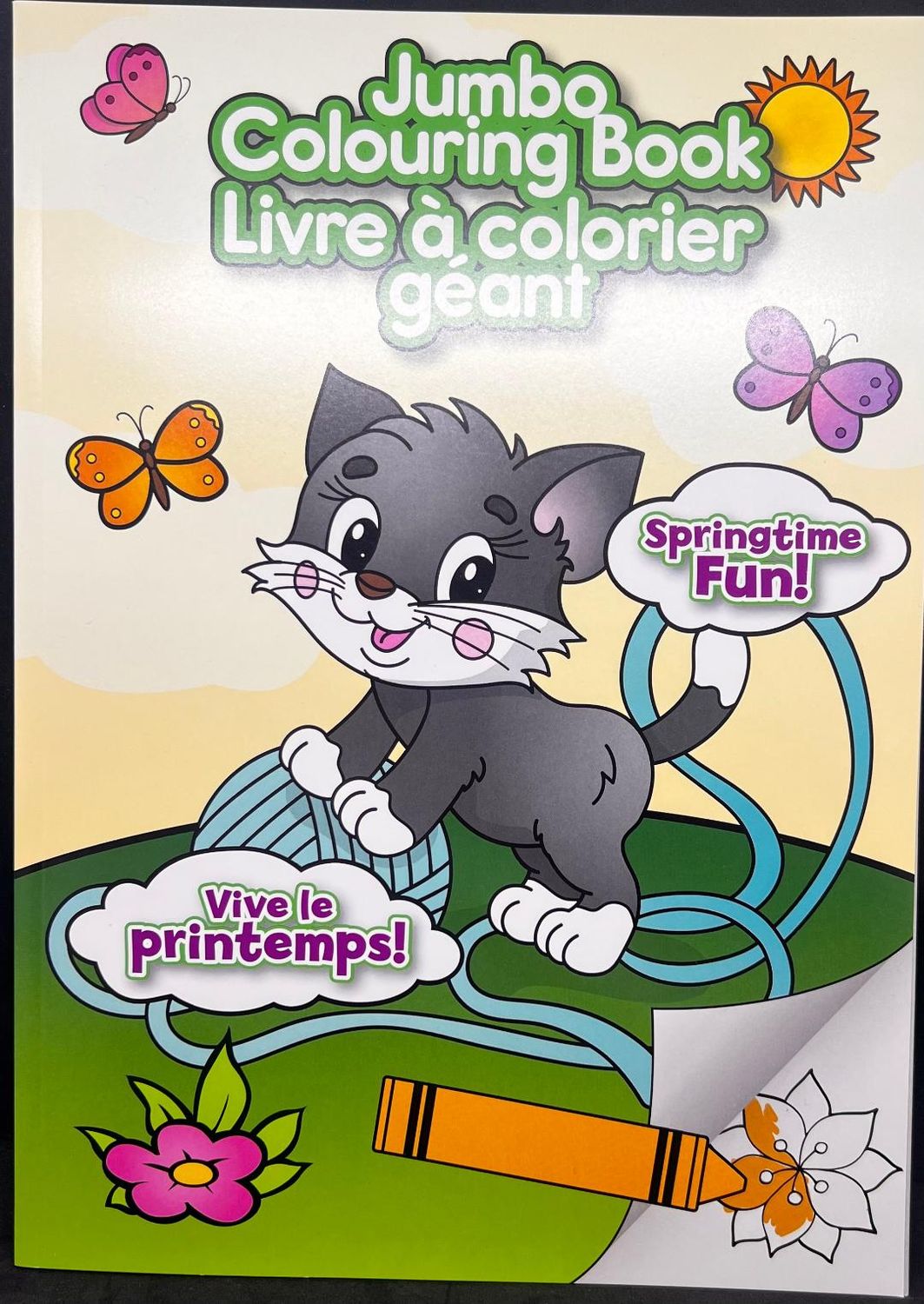 LIVRE A COLORIER GÉANT  (VIVE LE PRINTEMPS)