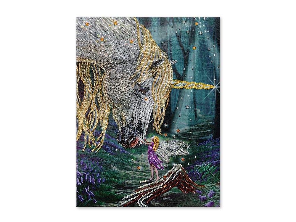 Diamont painting 12x16 ‘´ licorne  (A4-1)