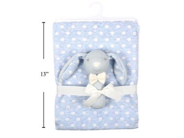 ENSEMBLE COUVERTURE ET HOCHET BLEU(A6-4)