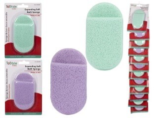 ÉPONGE DE BAIN DOUCE EXTENSIBLE(A6-5)(DIS)