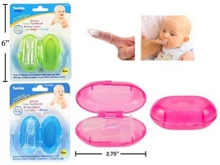 BROSSE A DENT POUR DOIGT EN SILICONE(A8-6)