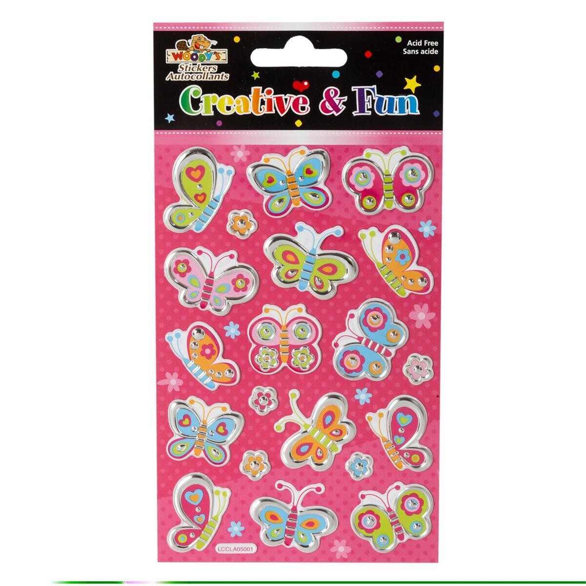 AUTOCOLLANT 4X6 PAPILLON(P)