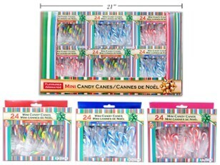 CANNE DE BONBONS MINI  3 SAVEURS 24MCX (XM)