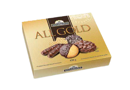 BISCUITS  CHOCOLAT ALLGOLD BOITE DE CARTON 420G (XM)