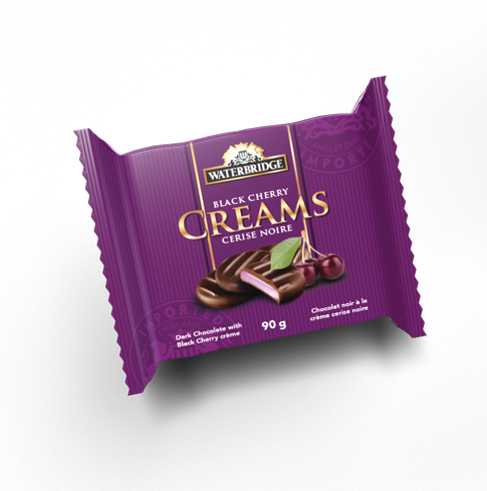 JUST CREAMS CHOCOLAT NOIR CERISE NOIR  90G (XM)