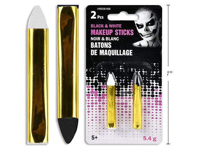 BATONS DE MAQUILLAGE NOIR ET BLANC (HW)(RW)