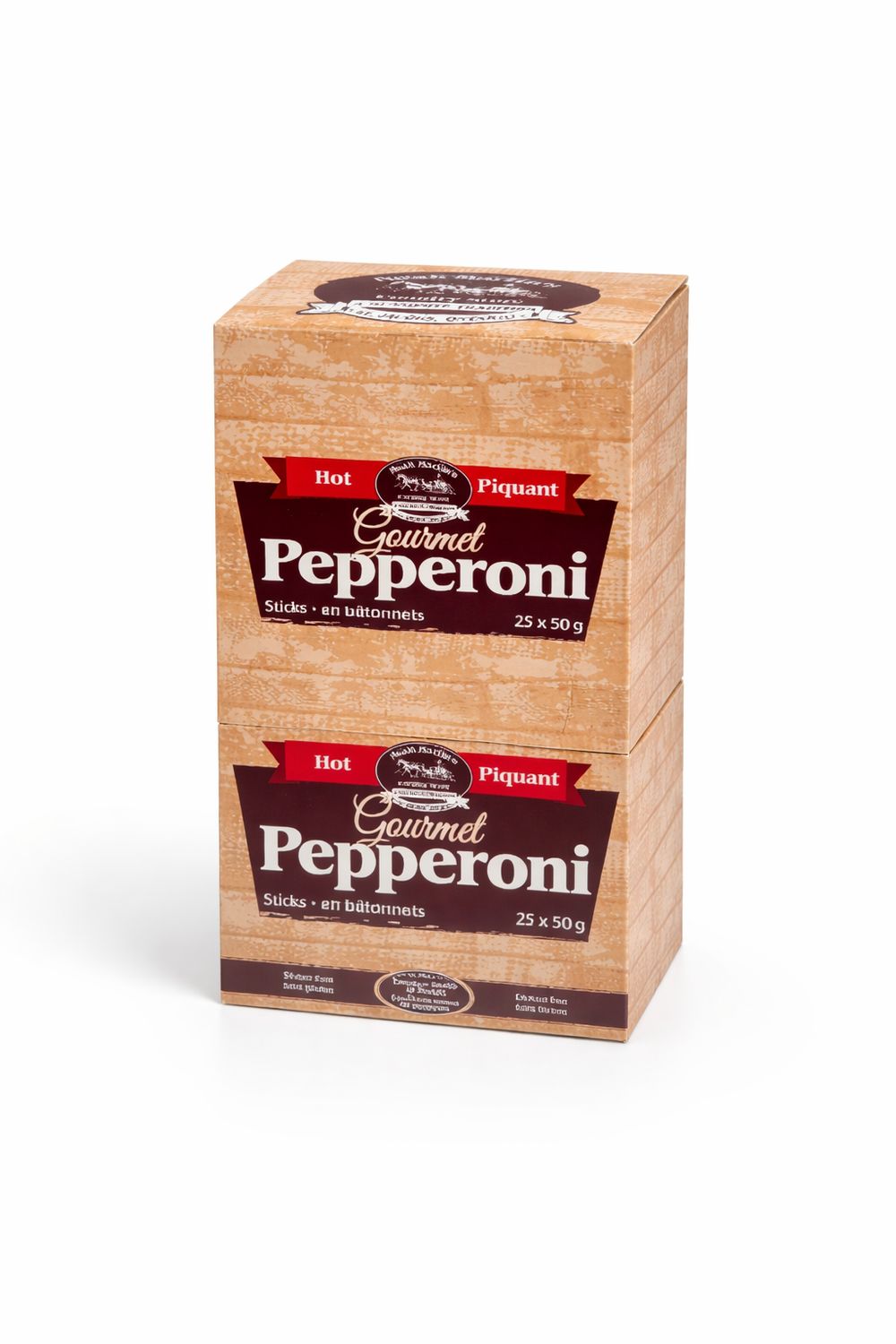 Bâtonnets pepperoni Piquant en présentoir de 25x50g ( REVIENT A 1.75UN)(N1-2)
