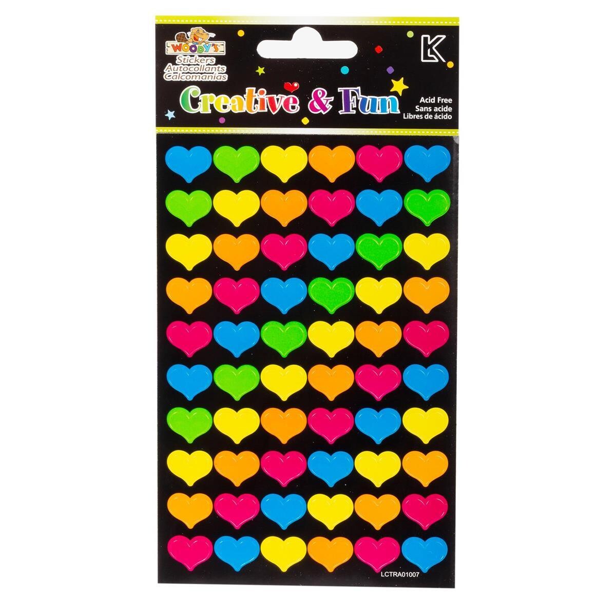 AUTOCOLLANTS 4X6 COEUR