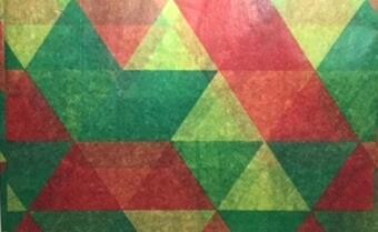 Papier de soie 6 feuilles triangle(D7-6)