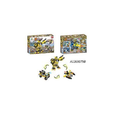 Blocs robots 3 EN 1 - 123 pieces (RW)(DIS)