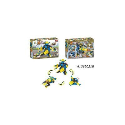 Blocs robots 3 EN 1 - 123 pieces (RW)