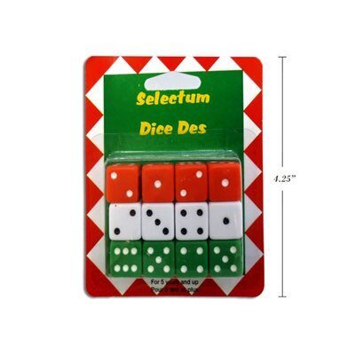 Dés sur carte Réguliers  (12) (L4-3)